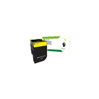 Lexmark 808XYE Yellow Extra High Yield Toner 4K - 80C8XYE for Lexmark CX510 Printer