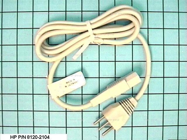 HPE Part 8120-2104 Power cord (Mint Gray) - 2.0m (6.6ft) long - Has straight (F) receptacle (for 220V in Switzerland)