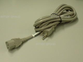 HPE Part 8120-4753 HPE Power cord (Flint Gray) - 3-wire, 18 AWG, 2.3m (7.5ft) long - Has straight (F) receptacle (for 100V in Japan)
