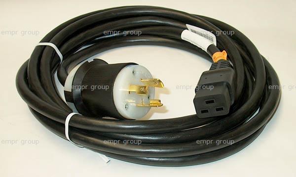 HPE Part 8120-6903 HPE Power cord (Black) - 12 AWG, three conductor, 4.5m (14.8ft) long - Has NEMA L6-20P locking-type (M) plug and IEC C19 straight (F) receptacle (For 220-250VAC in the United States, Canada, and Japan) - (Feller  and  Neumayer L6/20-SJT3X12AWG-C19/4.5M) - (E7803A)
