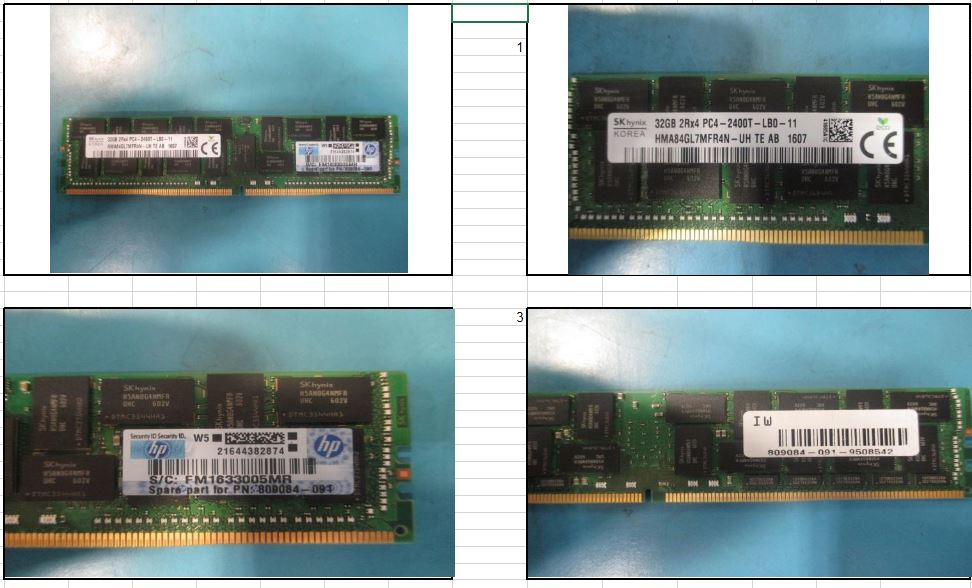 HPE Part 819414-001 HPE 32GB (1x32GB) Dual Rank x4 DDR4-2400 CAS-17-17-17 Load Reduced Memory Kit. <br/><b>Option equivalent: 805353-B21</b>