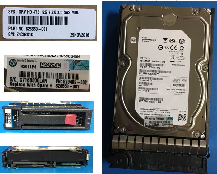Disque HP 1,6 To SAS SSD 12G 2,5 (873570-001)