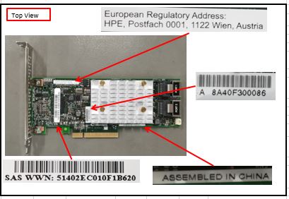 HPE Part 836269-001 Smart Array P408i-a SR modular controller - 12Gb/s SAS, 6Gb/s SATA and PCIe 3.0x8, 8-SAS 2x4 internal Mini-SAS lanes, 2GB flash-backed write cache, RAID 0, 1, 5, 6, 10, 50, 60, 1 ADM, 10 ADM (Advanced Data Mirroring). <br/><b>Option equivalent: 830824-B21</b>