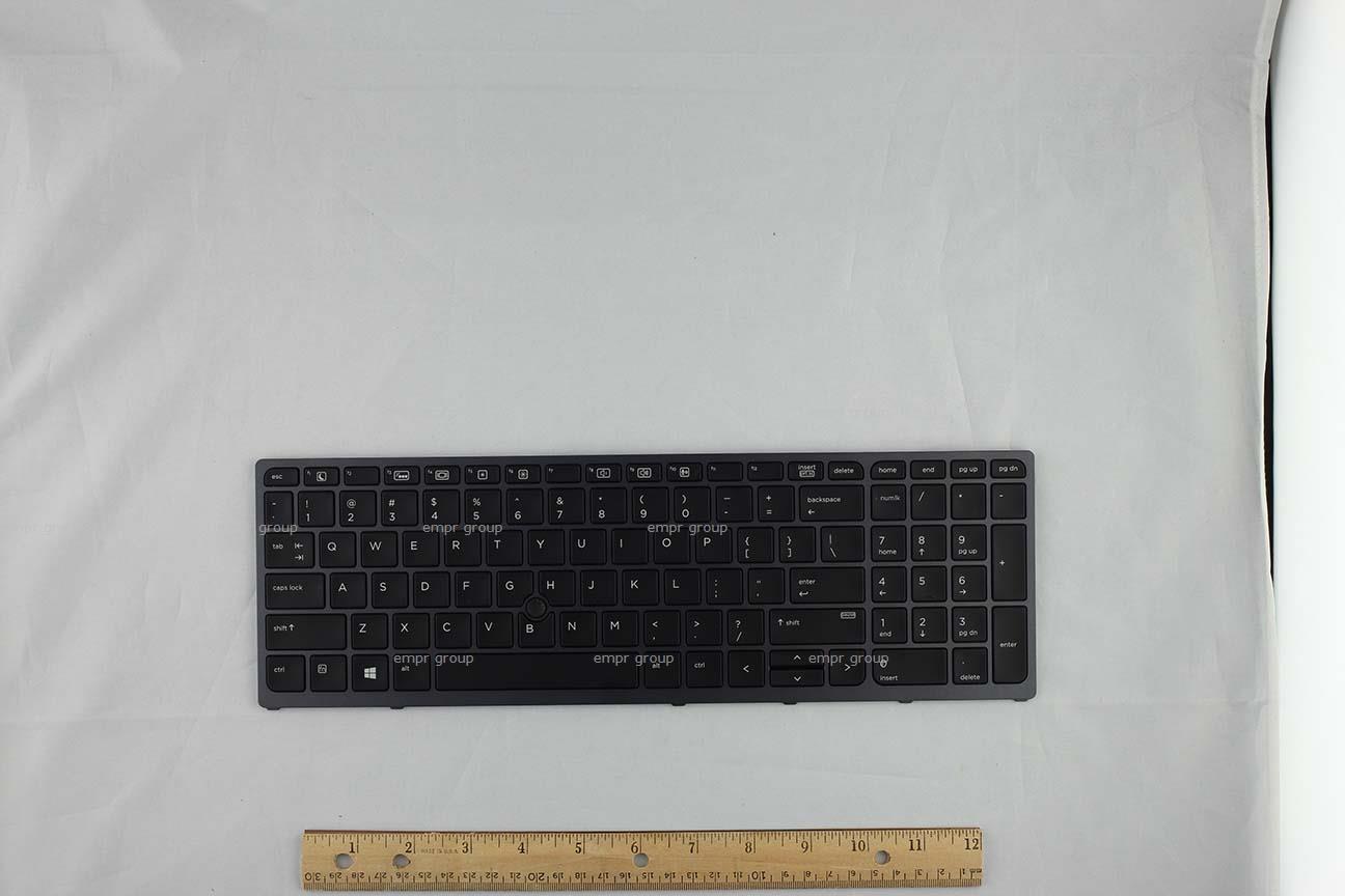 HP ZBook 17 G4 (4DQ26US) Keyboard 848311-001