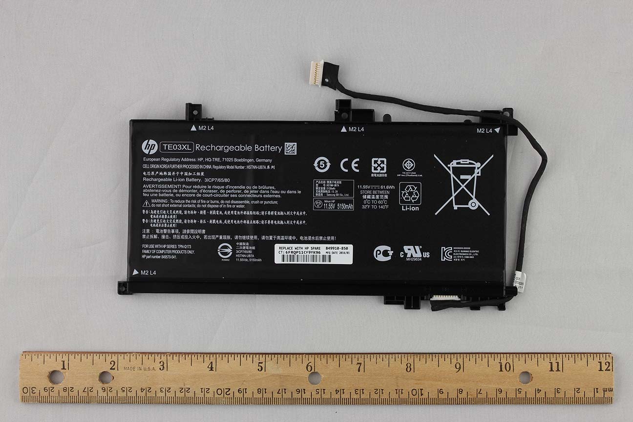 HP OMEN 15-ax000 Laptop (W2N32UA) Battery 849910-850