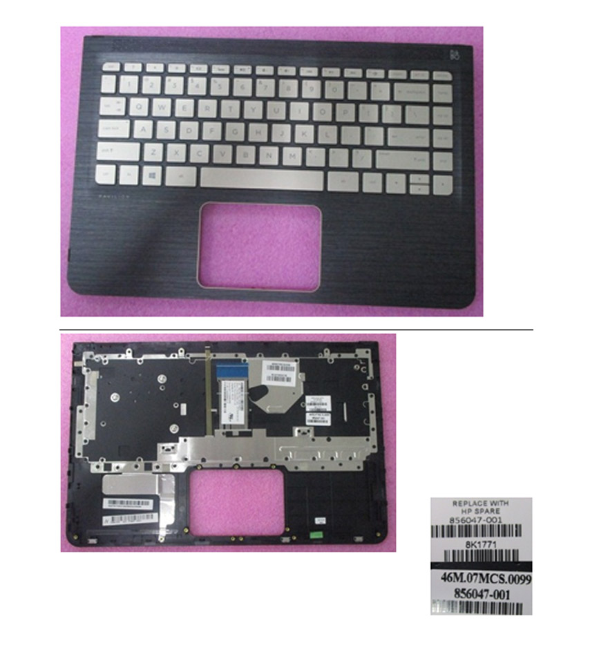Genuine HP Replacement Keyboard  856047-001 HP Pavilion 13-u100 x360 Convertible