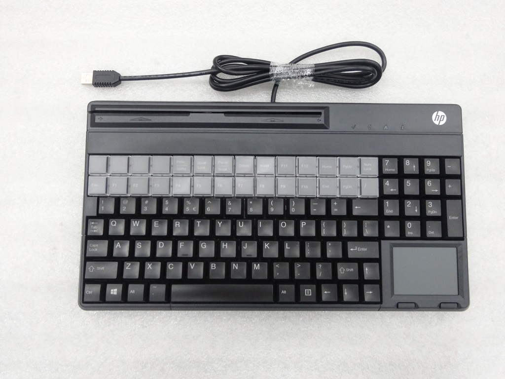 HP USB POS KEYBOARD WITH MAGNETIC STRIPE READER - FK218AT  863544-001