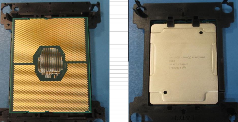 HPE Part 875731-001 HPE Intel Xeon Platinum 8180 Twenty-eight Core 64-bit processor - 2.50GHz (Skylake), 38.5MB Level-3 cache, 205 watt thermal design power (TDP), socket FCLGA3647