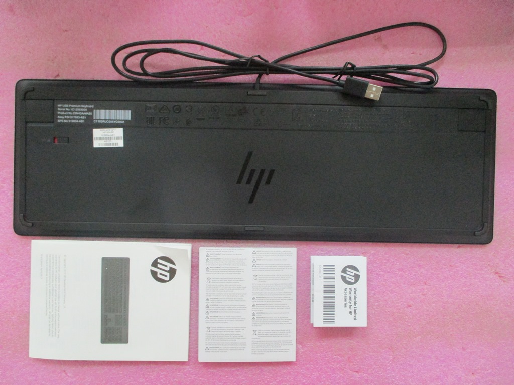 HP ProDesk 600 G5 Small Form Factor PC (6DX60AV) - 8FK46PA Keyboard 918604-AB1