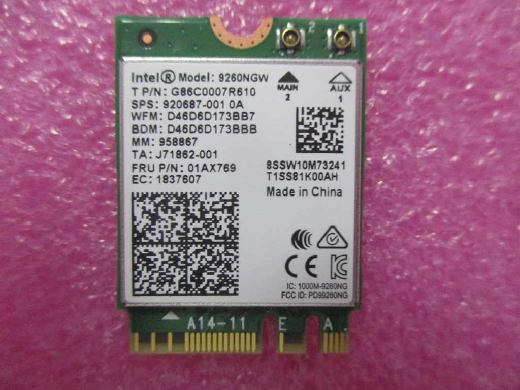 HP mt45 R3-3300U 14 8GB/128 PC - 1Y7Z1PA Wireless Interface 920687-001