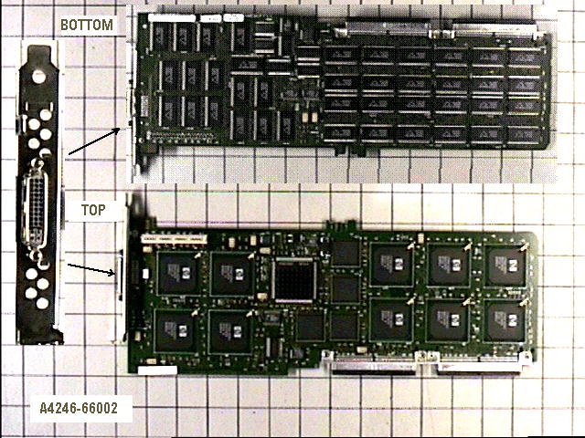 HP VISUALIZE J282 UPGRADE TO J2240 - A4943A PC Board (Graphics) A4246-69002