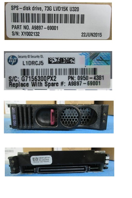 HP ZX6000 WORKSTATION - A7848A Drive A9897-69001