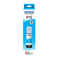Epson T512 Cyan EcoTank Bottle - C13T00H292 for Epson Expression Premium ET7700 Printer