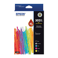 Epson 302 5 HY Ink Value Pack - C13T01Y792 for Epson Printer