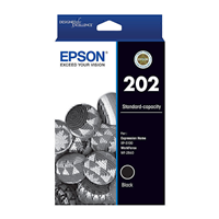 Epson 202 Black Ink Cartridge - C13T02N192 for Epson WorkForce WF-2860 Printer