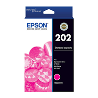 Epson 202 Magenta Ink Cart - C13T02N392 for Epson WorkForce WF-2860 Printer