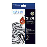Epson 212 HY Black Ink Cart - C13T02X192 for Epson WorkForce WF-2850 Printer