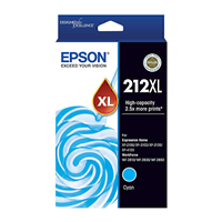 Epson 212 HY Cyan Ink Cart - C13T02X292 for Epson WorkForce WF-2810 Printer