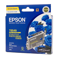 Epson T0549 Blue Ink - C13T054990 for Epson Stylus Photo R800 Printer