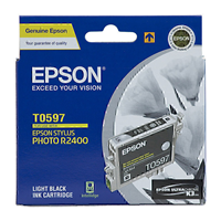 Epson T0597 Light Blk Ink Cat - C13T059790 for Epson Stylus Photo R2400 Printer