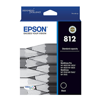 Epson 812 Black Ink Cart - C13T05D192 for Epson Workforce Pro WF-3820 Printer