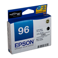 Epson T0968 Matte Blk Ink Cart - C13T096890 for Epson Stylus Photo R2880 Printer