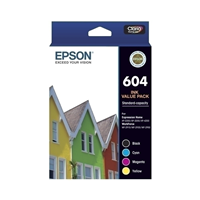 Epson 604 4 Ink Value Pack - C13T10G692 for Epson Workforce Series Printer