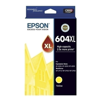 Epson 604XL Yellow Ink Cart - C13T10H492 for Epson WorkForce WF-2950 Printer