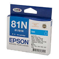 Epson 81N HY Cyan Ink Cart - C13T111292 for Epson Stylus Photo RX690 Printer