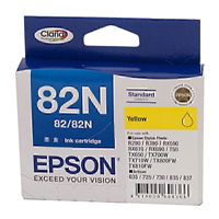 Epson 82N Yellow Ink Cart - C13T112492 for Epson Stylus Photo TX810FW Printer