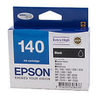Epson 140 Black Ink Cart - C13T140192 for Epson Workforce 633 Printer