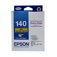 Epson 140 Ink Value Pack - C13T140692 for Epson Workforce 633 Printer