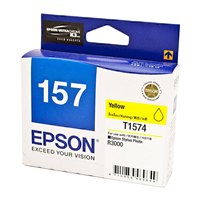 Epson 1574 Yellow Ink Cart - C13T157490 for Epson Stylus Photo R3000 Printer