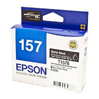 Epson 1578 Matte Blk Ink Cart - C13T157890 for Epson Stylus Photo R3000 Printer