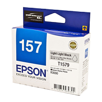 Epson 1579 Lt Lt Blk Ink Cart - C13T157990 for Epson Stylus Photo R3000 Printer