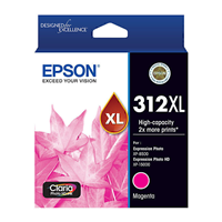 Epson 312 HY Mag Ink Cart - C13T183392 for Epson Expression Photo XP8600 Printer