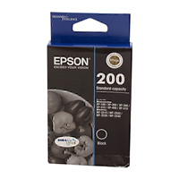 Epson 200 Black Ink Cartridge - C13T200192 for Epson WorkForce WF-2540 Printer
