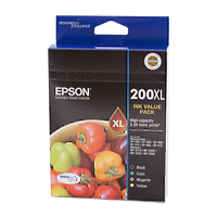 Epson 200 4 HY Ink Value Pack - C13T201692 for Epson WorkForce WF-2540 Printer