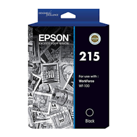 Epson 215 Black Ink Cart - C13T215192 for Epson Workforce WF-100 Printer