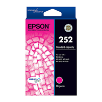 Epson 252 Magenta Ink Cart - C13T252392 for Epson Workforce WF-7710 Printer