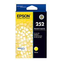Epson 252 Yellow Ink Cartridge - C13T252492 for Epson Workforce WF-7720 Printer
