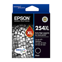 Epson 254 EHY Black Ink Cart - C13T254192 for Epson Workforce WF-3640 Printer