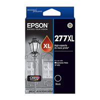Epson 277 HY Black Ink Cart - C13T278192 for Epson Expression Photo XP850 Printer