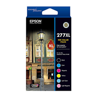 Epson 277 6 HY Ink Value Pack - C13T278892 for Epson Expression Photo XP850 Printer