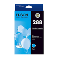 Epson 288 Cyan Ink Cart - C13T305292 for Epson Expression Home XP344 Printer