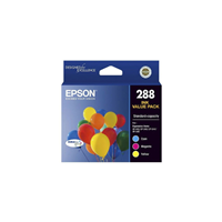 Epson 288 CMY Colour Pack - C13T305592 for Epson Expression Home XP440 Printer