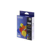 Epson 288 CMYK Colour Pack - C13T305692 for Epson Expression Home XP340 Printer