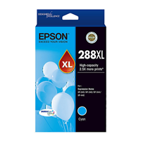 Epson 288 HY Cyan Ink Cart - C13T306292 for Epson Expression Home XP240 Printer