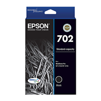 Epson 702 Black Ink Cartridge 350 pages - C13T344192 for Epson Workforce Pro WF-3730 Printer