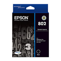 Epson 802 Black Ink Cartridge - C13T355192 for Epson Workforce Pro WF-4720 Printer